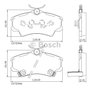 Imagen de PASTILLAS DE FRENO DELANTERA HONDA CIVIC 1.6 1999->